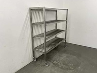 Mobiele rvs stelling - afbeelding 3 van  5