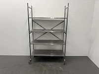 Mobiele rvs stelling - afbeelding 3 van  3