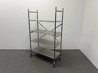 Mobiele rvs stelling - afbeelding 1 van  6