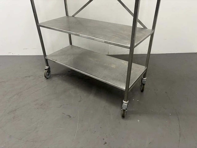 Mobiele rvs stelling - afbeelding 2 van  6