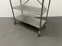 Mobiele rvs stelling - afbeelding 2 van  6