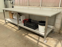 Mobiele rvs werkbank - afbeelding 1 van  8