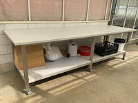 Mobiele rvs werkbank - afbeelding 6 van  8