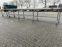 Mobiele rvs werktafel (680 cm) - afbeelding 9 van  12