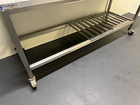 Mobiele rvs werktafel - afbeelding 5 van  5