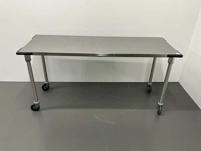 Mobiele rvs werktafel - afbeelding 5 van  6
