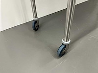 Mobiele rvs werktafel - afbeelding 6 van  6
