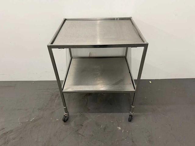 Mobiele rvs werktafel - afbeelding 5 van  5