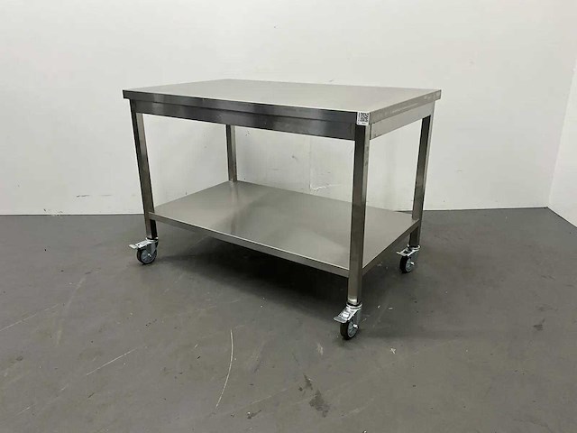 Mobiele rvs werktafel - afbeelding 4 van  4
