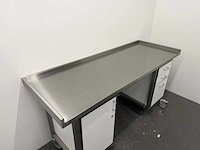 Mobiele rvs werktafel - afbeelding 5 van  8