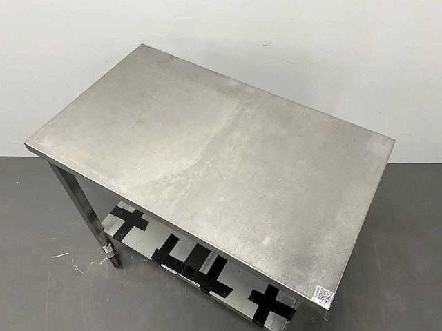 Mobiele rvs werktafel - afbeelding 2 van  4