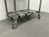 Mobiele rvs werktafel - afbeelding 4 van  4