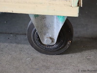 Mobiele schappenwagen, hout - afbeelding 5 van  7