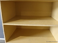 Mobiele schappenwagen, hout - afbeelding 7 van  7