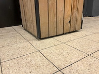 Mobiele statafel met afvalemmer - afbeelding 6 van  6