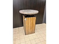 Mobiele statafel met vuilnisemmer - afbeelding 2 van  6