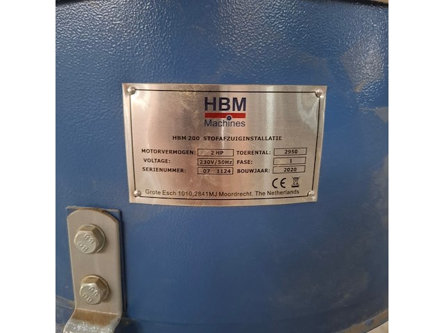Mobiele stofafzuiging hbm, 200, bouwjaar 2020 - afbeelding 13 van  14