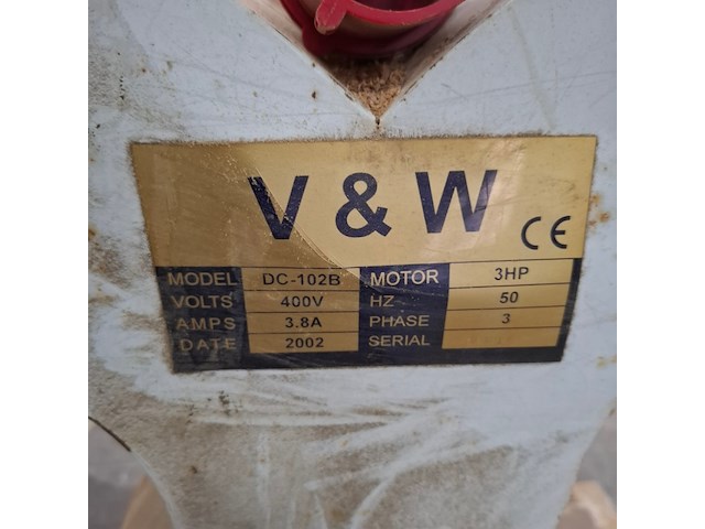 Mobiele stofafzuiging v&w, dc-102b, bouwjaar 2002 - afbeelding 3 van  11