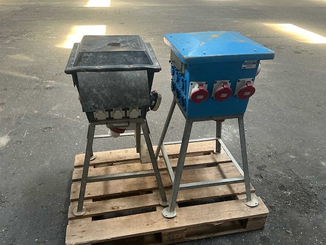 Mobiele stroomverdeelkasten (bouwstroomkasten) (2x) - afbeelding 15 van  18