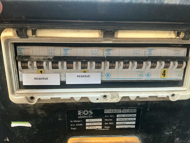 Mobiele stroomverdeelkasten (bouwstroomkasten) (2x) - afbeelding 18 van  18