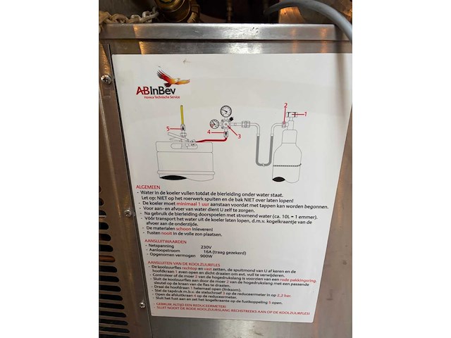 Mobiele tap installatie met dubbele tapkraan en met gamko chiller - afbeelding 4 van  6