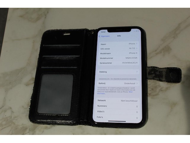 Mobiele telefoon iphone x, 64 gb. - afbeelding 1 van  2