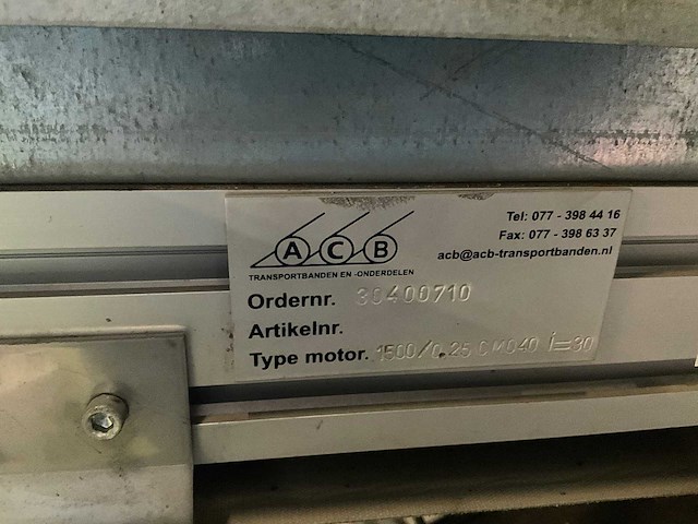 Mobiele transportband 250mm lengte: 4,20 meter - afbeelding 7 van  9