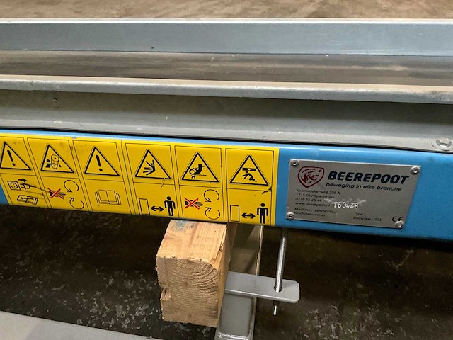 Mobiele transportband 250mm lengte: 4,20 meter - afbeelding 9 van  9