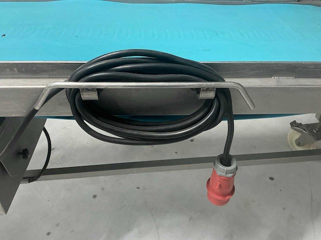 Mobiele transportband rvs 4 meter - afbeelding 7 van  16