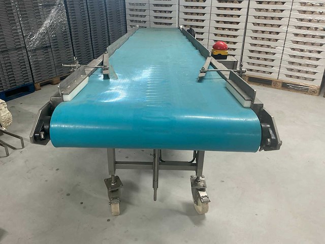 Mobiele transportband rvs 4 meter - afbeelding 10 van  16