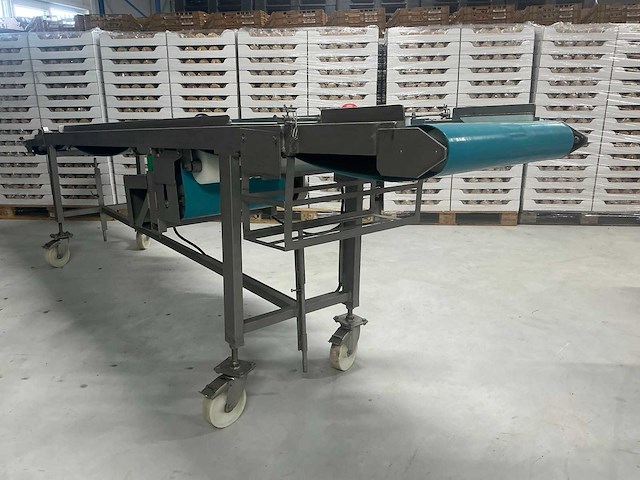 Mobiele transportband rvs 4 meter - afbeelding 11 van  16