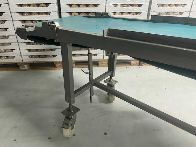 Mobiele transportband rvs 4 meter - afbeelding 14 van  16