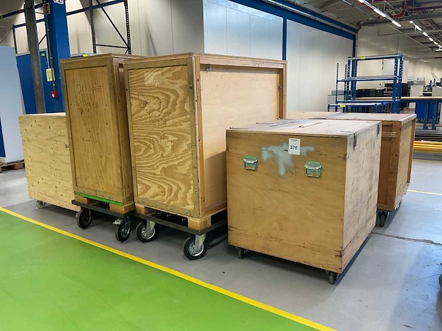 Mobiele transportkisten (7x) - afbeelding 1 van  7