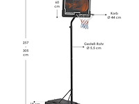 Mobiele verstelbare basketbalring 3,5 meter hoog - afbeelding 2 van  8