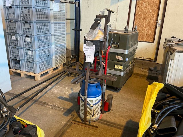 Mobiele vetbrand opstelling - afbeelding 1 van  6