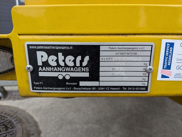 Mobiele vms-aanhangwagen, peters, p1, 2014, (variable message sign) - afbeelding 15 van  22