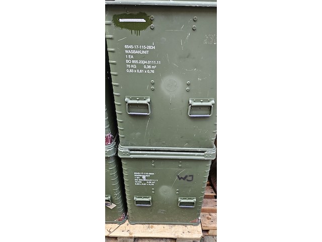Mobiele wasbak unit in zagres kist, h + p labortechnik ag munchen - afbeelding 10 van  12