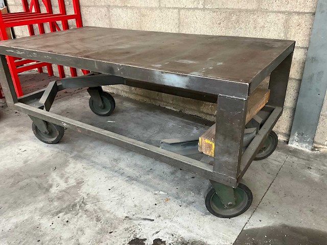 Mobiele werkbank 200x100x88cm - afbeelding 2 van  2