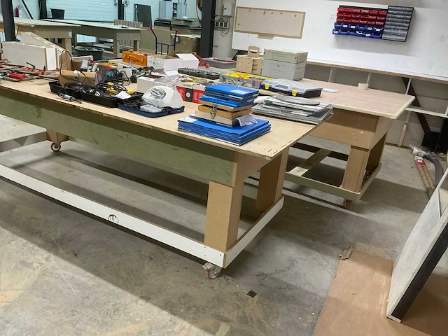 Mobiele werkbank (2x) - afbeelding 2 van  4
