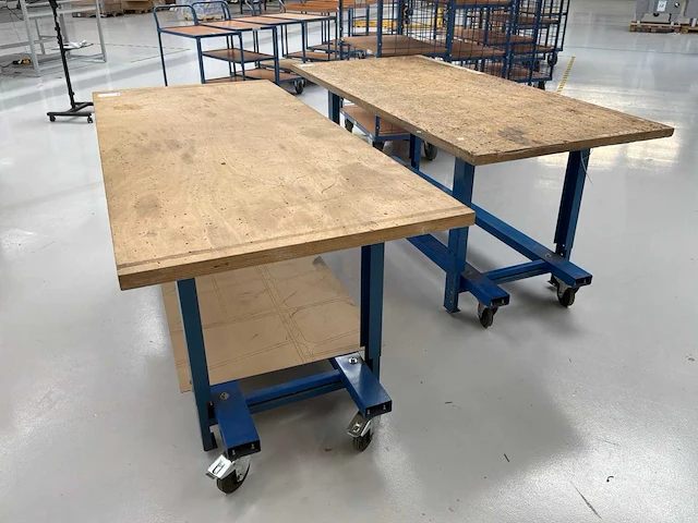 Mobiele werkbank (2x) - afbeelding 2 van  2