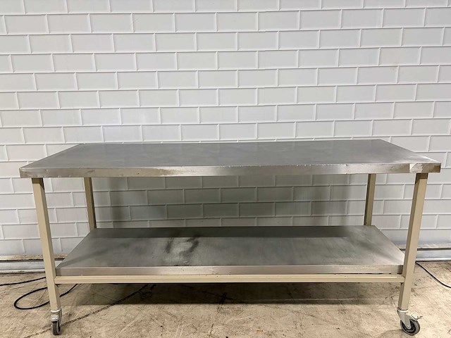 Mobiele werkbank rvs/staal - afbeelding 2 van  9