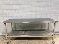 Mobiele werkbank rvs/staal - afbeelding 2 van  9