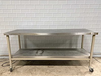 Mobiele werkbank rvs/staal - afbeelding 3 van  9