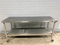 Mobiele werkbank rvs/staal - afbeelding 4 van  9