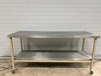Mobiele werkbank rvs/staal - afbeelding 5 van  9