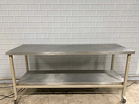 Mobiele werkbank rvs/staal - afbeelding 6 van  9