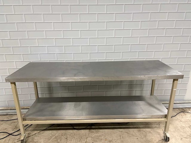 Mobiele werkbank rvs/staal - afbeelding 7 van  9
