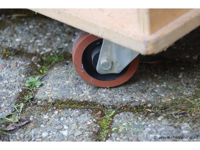 Mobiele werkbanken van mdf - 3 stuks - afbeelding 5 van  5