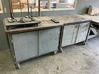 Mobiele werkplaatskast (2x) - afbeelding 1 van  3