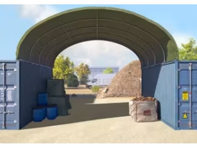 Mobiele werkplaatsoverkapping - afbeelding 1 van  4